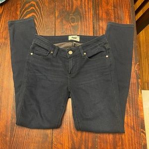 Paige jeans Verdugo ankle dark blue size 26 excellent condition super skinny